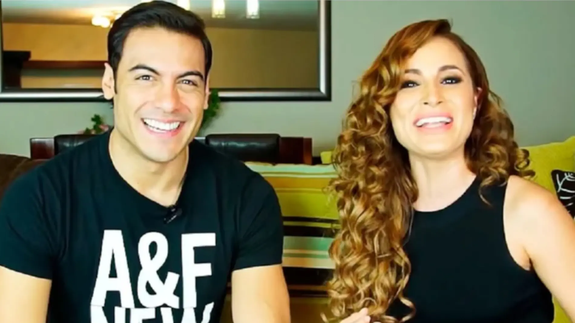 Cynthia Rodríguez y Carlos Rivera